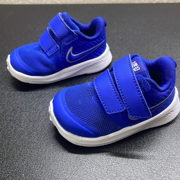 NEW NIIKE STAR RUNNER 2 (TDV) SNEAKERS Toddler Boy Size 3C Royal Blue - Picture 4 of 11